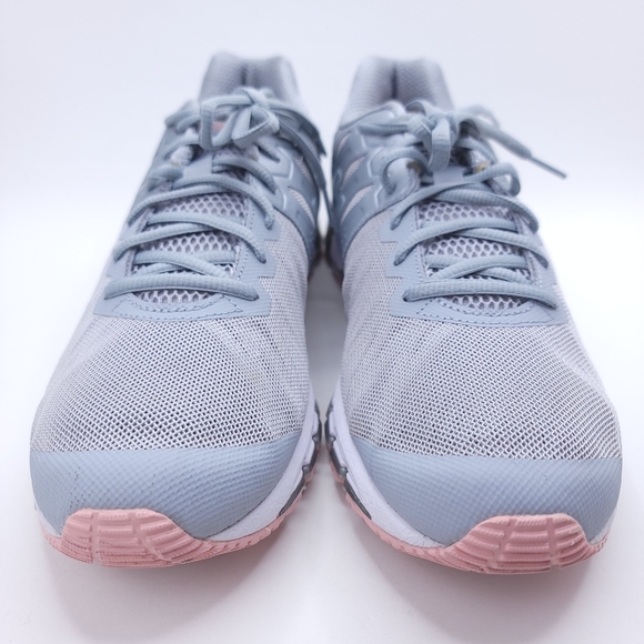 Asics Women’s Shoes S660J Gray Silver Pink Size 11 - Picture 4 of 9